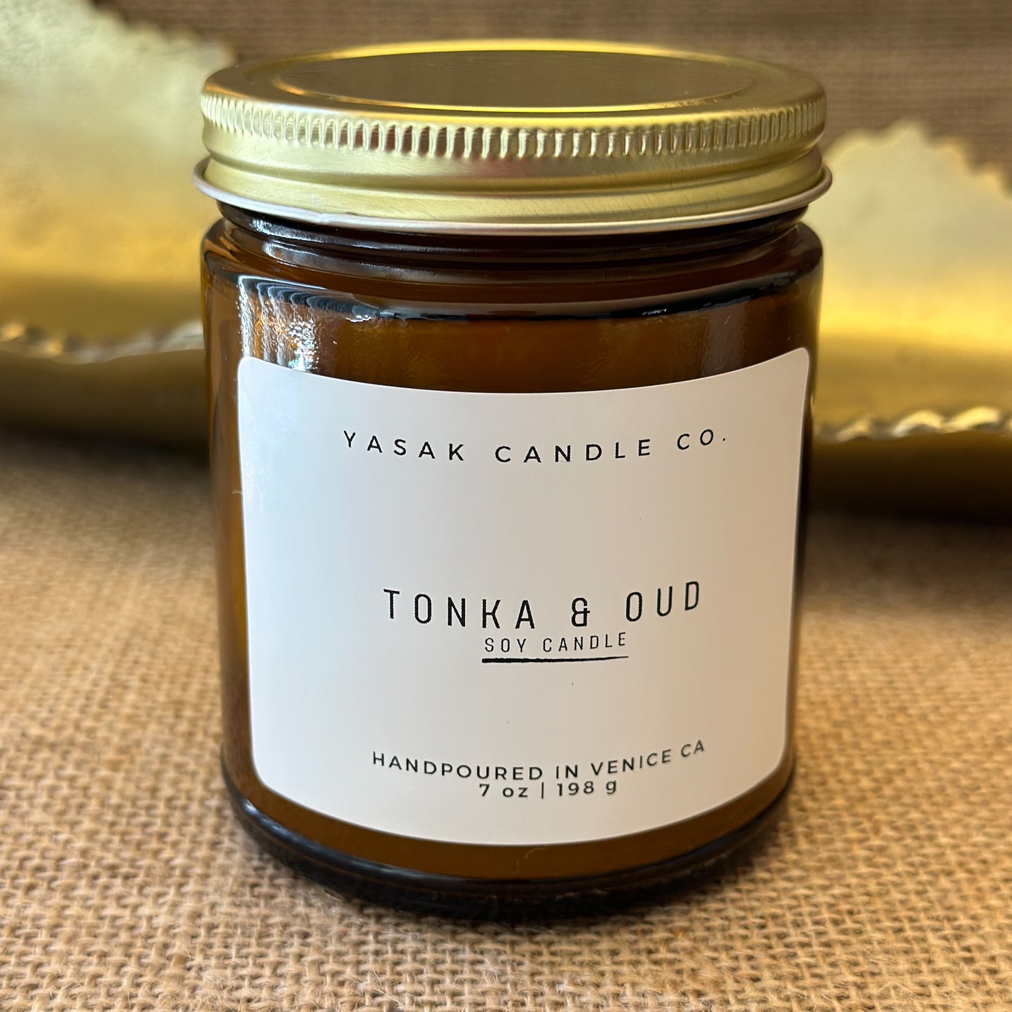 Tonka & Oud Soy Candle