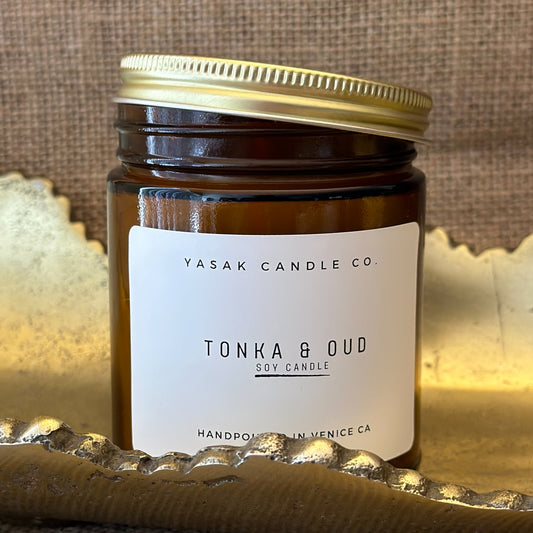 Tonka & Oud Soy Candle