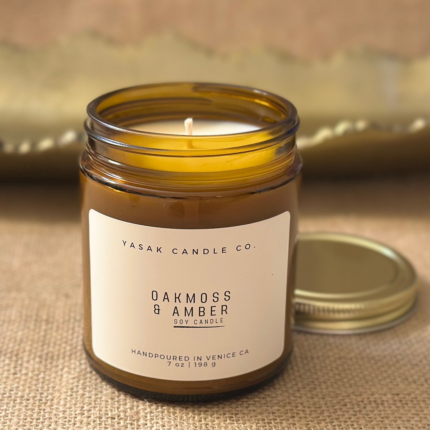 Oakmoss & Amber Soy Candle