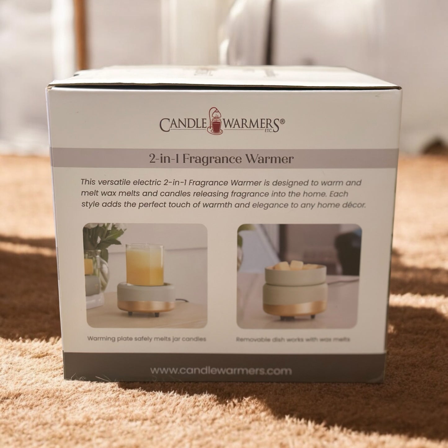 2- In - 1 Wax Melts & Candle Warmer