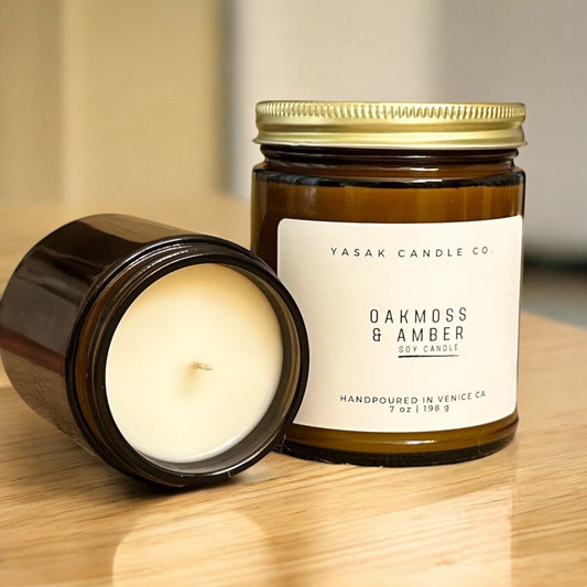 Oakmoss & Amber Soy Candle