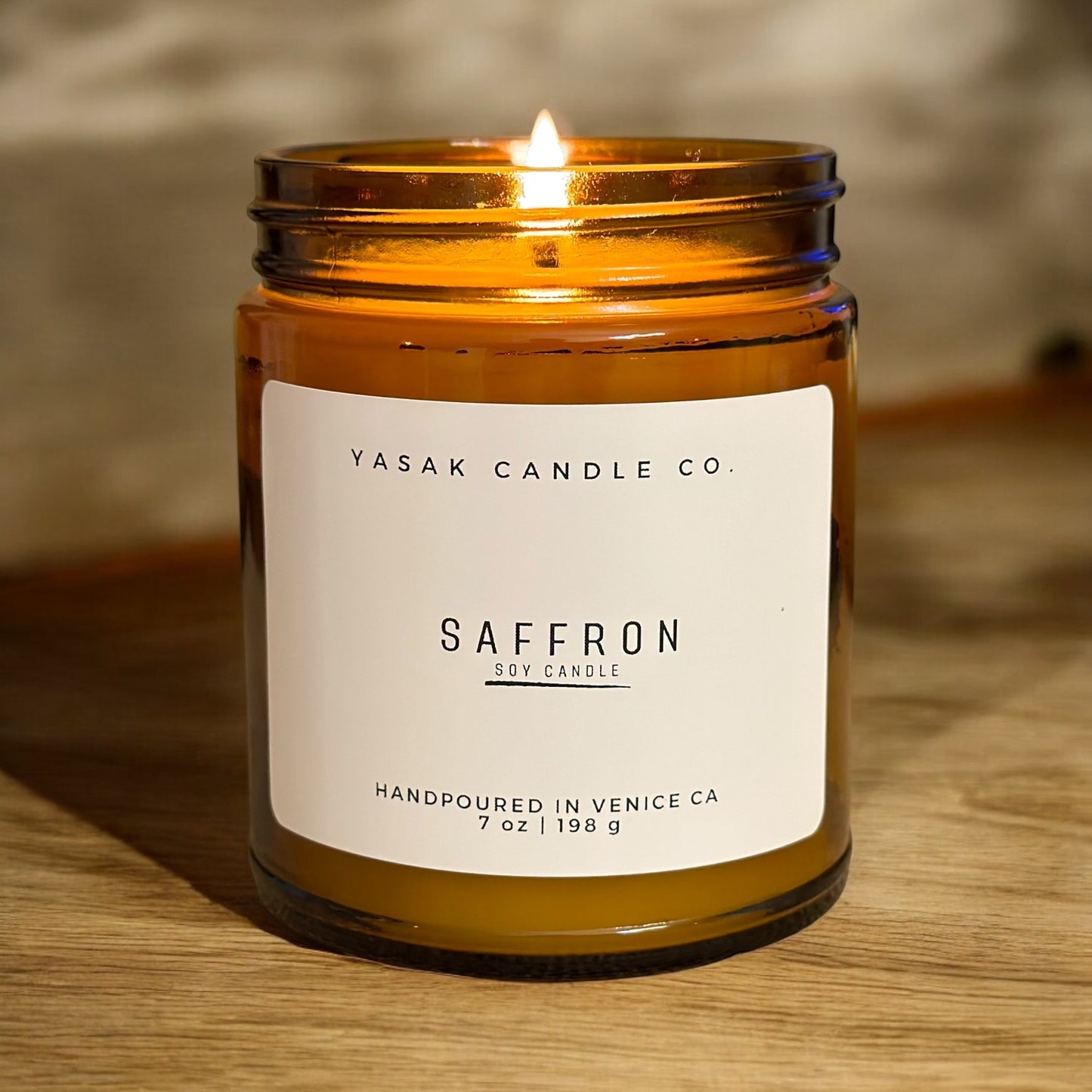 Saffron Soy Candle